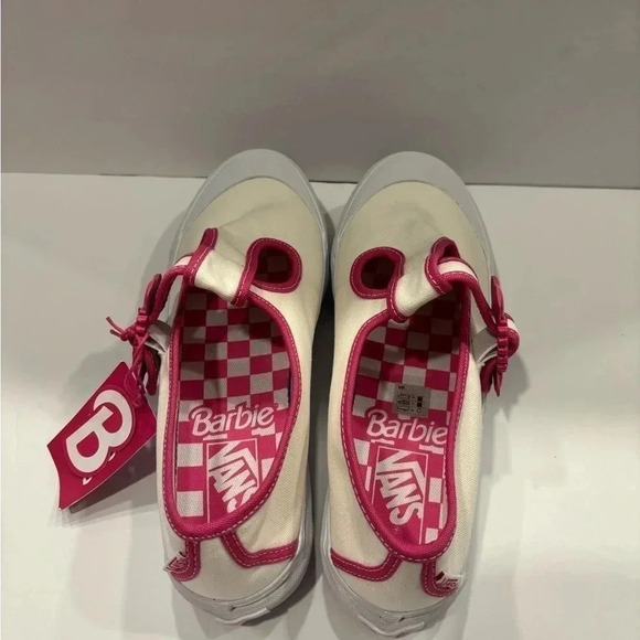 Vans x Barbie™ Style 93 DX Mary Jane Skate Shoe - White Womens 8 - Picture 8 of 10